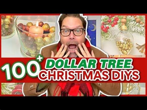 A Man Is Surprised About His Dollar Tree Christmas Diys