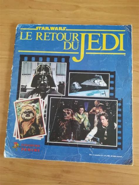 Album Panini Star Wars Le Retour Du Jedi Return Of The Jedi