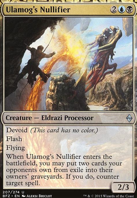 Ulamog S Nullifier Battle For Zendikar Modern Card Kingdom