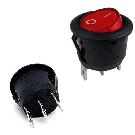 Chave Gangorra O Liga E Desliga Pinos Adaptador Conex O Led Kcd