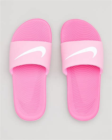 Shop Nike Girls Kawa Slide Sandals In Iced Lilacwhite Fast Shipping