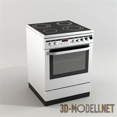 3D модель – Электроплита для кухни
