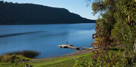 Fishing on the dock - St Mary Lake Resort St Mary Lake Resort