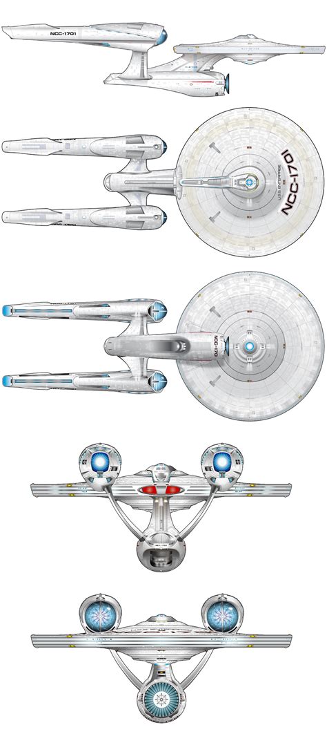 Enterprise Star Trek USS Discovery Blueprints