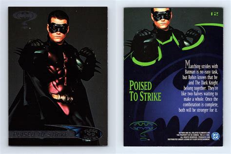 Poised To Strike Batman Forever Fleer Ultra Trading Card