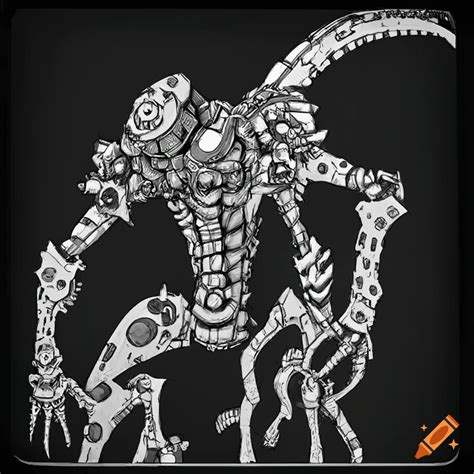 Clockwork Lizard Humanoid In A Video Game On Craiyon