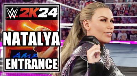 WWE 2K24 Natalya Entrance Cinematic YouTube