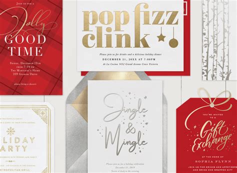 Holiday Party Invitations To Inspire Your End Of Year Bash Stationers