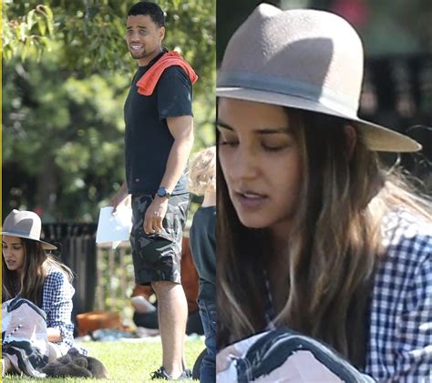 Pics Actor Michael Ealy Is Spotted Out With His Wife And Their Son His Wife Is Definitely