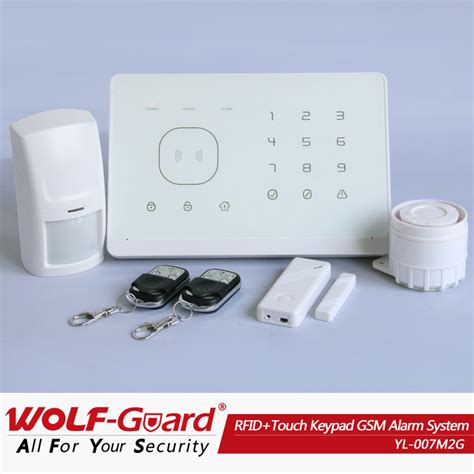 GSM Wireless Alarm System With Touch Keypad And RFID YL 007M2G