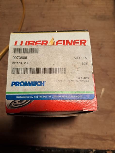 Luberfiner Spin On Oil Filter Outside Dia Ph Each For Sale