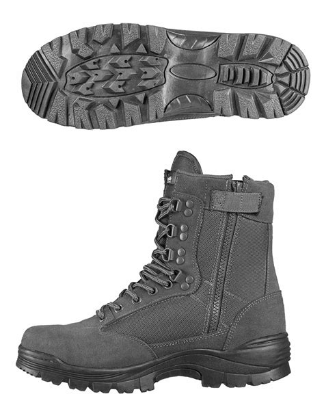 Mil Tec Tactical Boot M Ykk Zipper Urban Grey Stiefel Schuhe