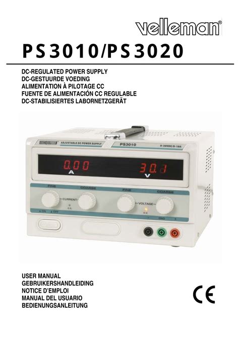 User manual - ESR Electronic Components