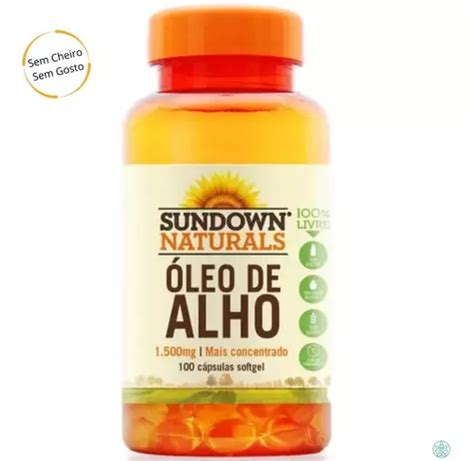 Suplemento Em C Psulas Sundown Naturals Encapsulados Leo De Alho