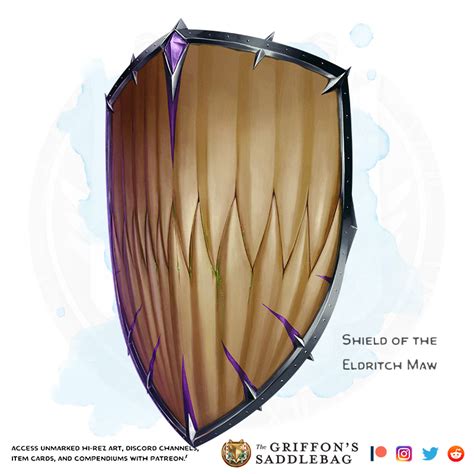 {the Griffon S Saddlebag} Shield Of The Eldritch Maw Armor Shield R Thegriffonssaddlebag