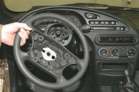 Снятие и установка рулевого колеса Chevrolet Niva