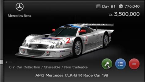 Igcd Net Mercedes Benz Clk Gtr In Gran Turismo