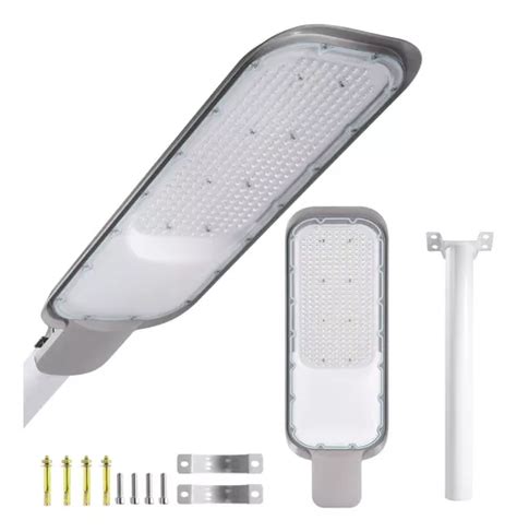 Lampara Suburbana Led Exterior Luminaria Público Con Poste Envío gratis