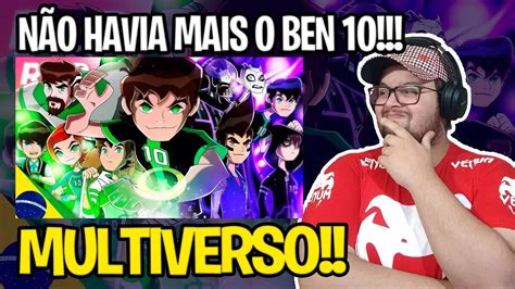 REACT Rap do Ben 10 Omniverse NÃO HAVIA MAIS O BEN IRON MASTER