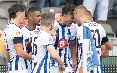 Bundesliga Hertha Bsc Mit Ersten Saisonsieg Rostock Rostock