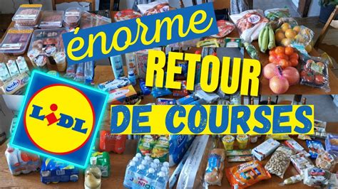 Retour De Courses LIDL YouTube