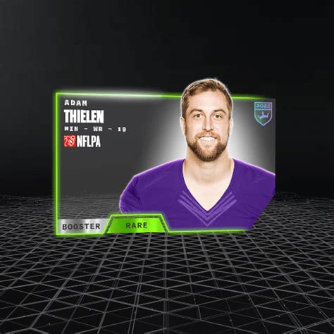 Adam Thielen 2022 Booster Set RARE NFT For Sale 2022 Reignmakers