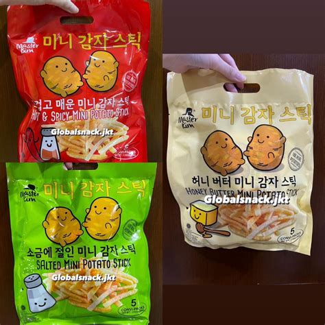 Jual Master Kim Masterkim Mini Snack Salted Potato Stick Hot And Spicy