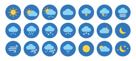 Weather Icons Vector Png