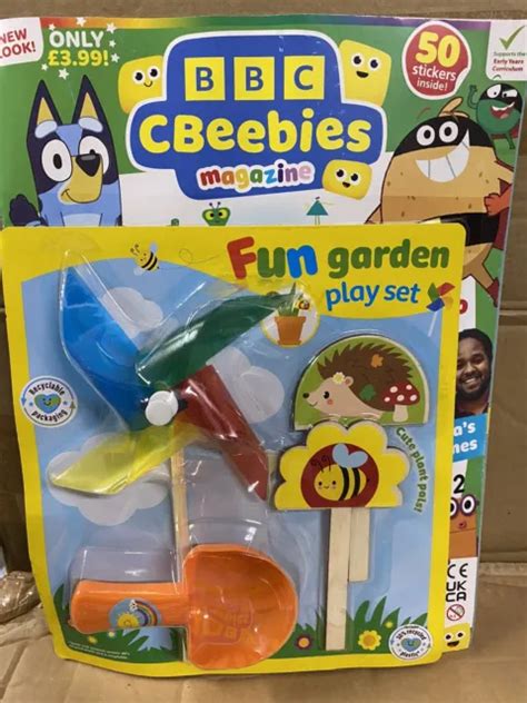 BBC CBEEBIES MAGAZINE #621 2023 Bluey, Activities, and Fun Garden play set toy EUR 12,71 ...