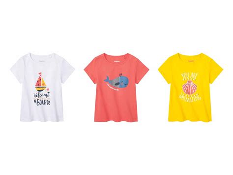 Camisetas Infantiles Veraniegas Pack Lidl