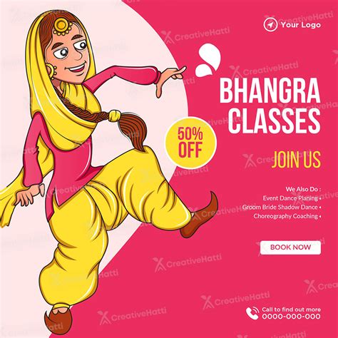 Banner Template Of Bhangra Classes Ubicaciondepersonascdmxgobmx