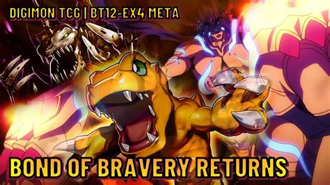 Digimon TCG BT12 EX4 Bond Of Bravery Returns YouTube