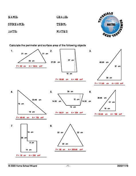 GRADE 6 TERM 4 MATHEMATICS WORKSHEET 5 (Q&A) • Teacha!