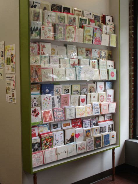 27 Card Display ideas | display, greeting card display, gift shop displays