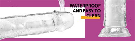 Realistischer Dildo 21 5cm Jelly Dildo mit Starke Saugnapf Sexspielzeug für Frauen Amazon de