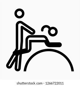 Outline Sex Position Pixel Perfect Vector Stock Vector Royalty Free