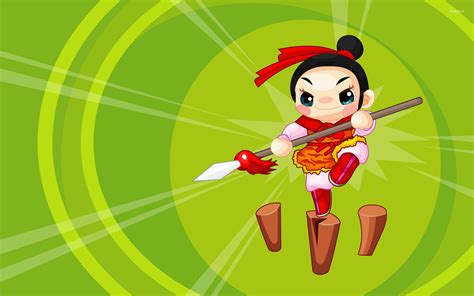 Cartoon ninja girl wallpaper - Digital Art wallpapers - #24171