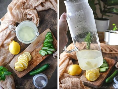 Cucumber Lemon Ginger Water Recipe Benefits Healthy Taste Of Life