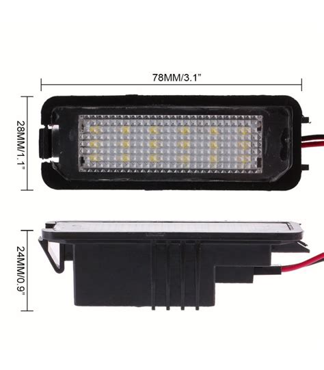 Farolins De Matr Cula Em Led Seat Leon P Altea Exeo M Tech