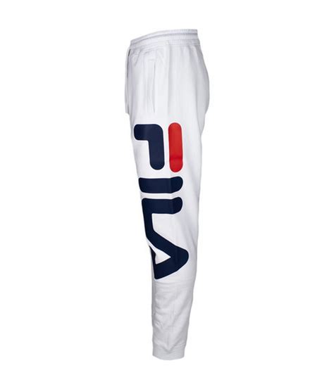 Jogging Homme Fila Classic Pure Blanc Showroomvip Jogging Homme