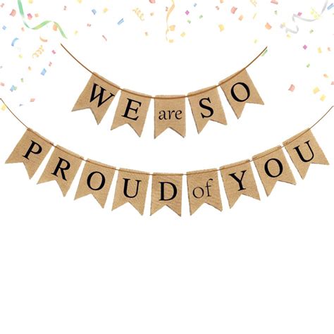 Buy JeVenis We Are So Proud Of You Banner Graduation Banner