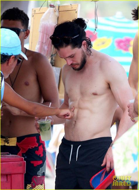 Kit Harington Lets People Touch His Ripped Abs In Rio Photo