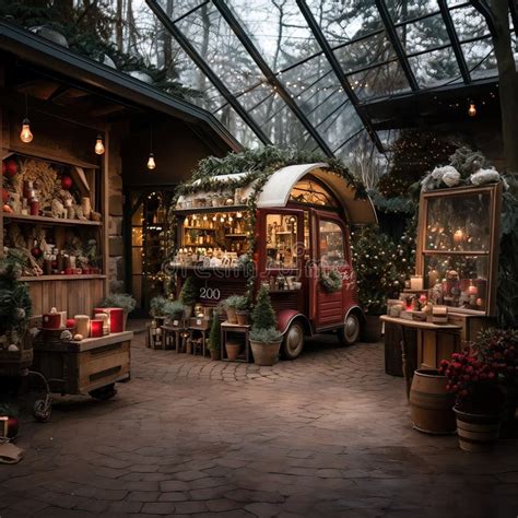 Christmas Hot Cocoa Sweets House With Colorfull Decorations Anniversary Smash Cake Backdrop