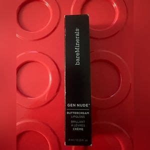 BareMinerals Makeup Bareminerals Gen Nude Buttercream Lip Gloss Groovy Brand New In Box