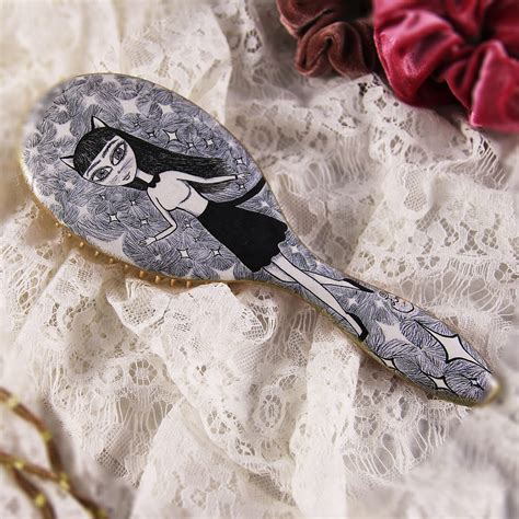 Wooden Hair Brush | Shop unique decoupage gifts | InSpiral Tree