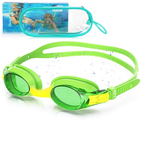 Kids Swim Goggles, Goggles for Swimming Kids (Age 3-14 ) Anti Fog No ...