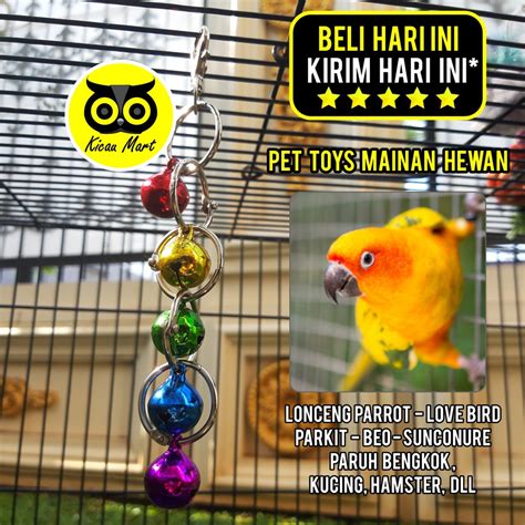 Jual Ring Bel Mainan Burung Parrot Paruh Bengkok Lovebird Dekorasi