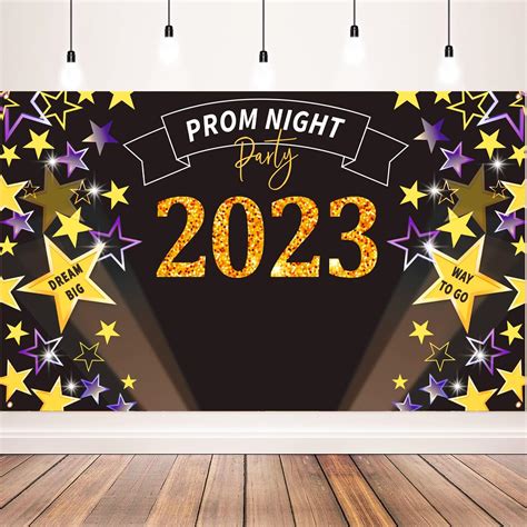 Prom Night Party 2023 Backdrop Prom Decorations For Party