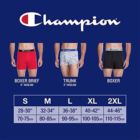 Champion Calzoncillos tipo bóxer para hombre ropa interior cómoda de