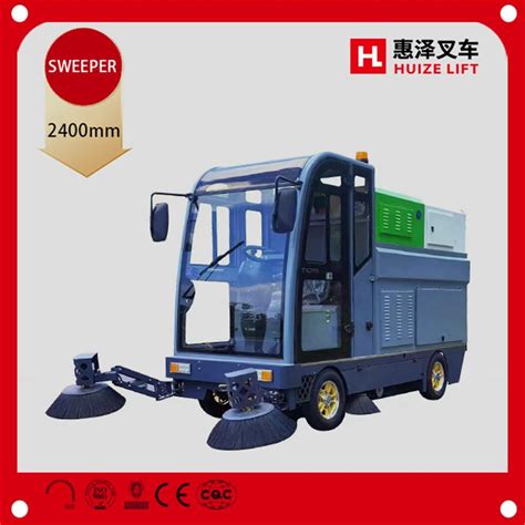 Multi Functional Outdoor Cleaning Machine Ride On Road Electric Smart